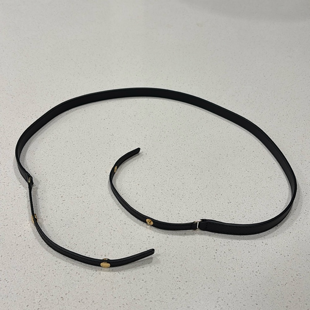 Leather strap for the Triomphe Bag in Shiny Calfskin